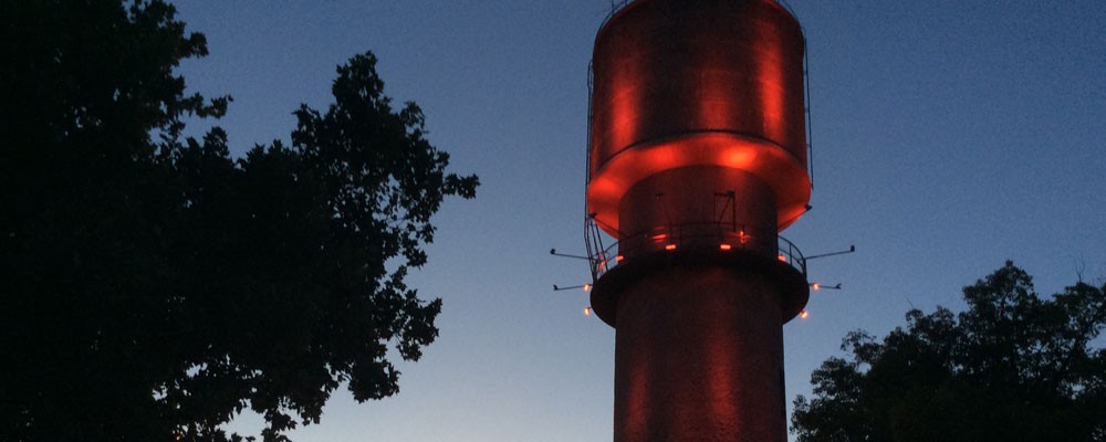 Water Tower Red
